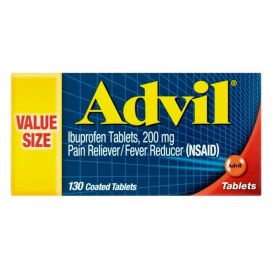 Advil Pain and Headache Reliever Ibuprofen Tablets;  200 mg;  130 Count (Brand: Advil)