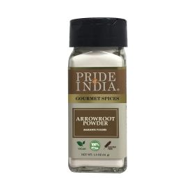 Pride of India ‚Äì Natural Arrowroot Ground Powder ‚Äì Gourmet Baking & Thickening Agent ‚Äì Gluten & GMO Free ‚Äì Good for Sauces, Fritters & Fries ‚ (size: 2 oz)